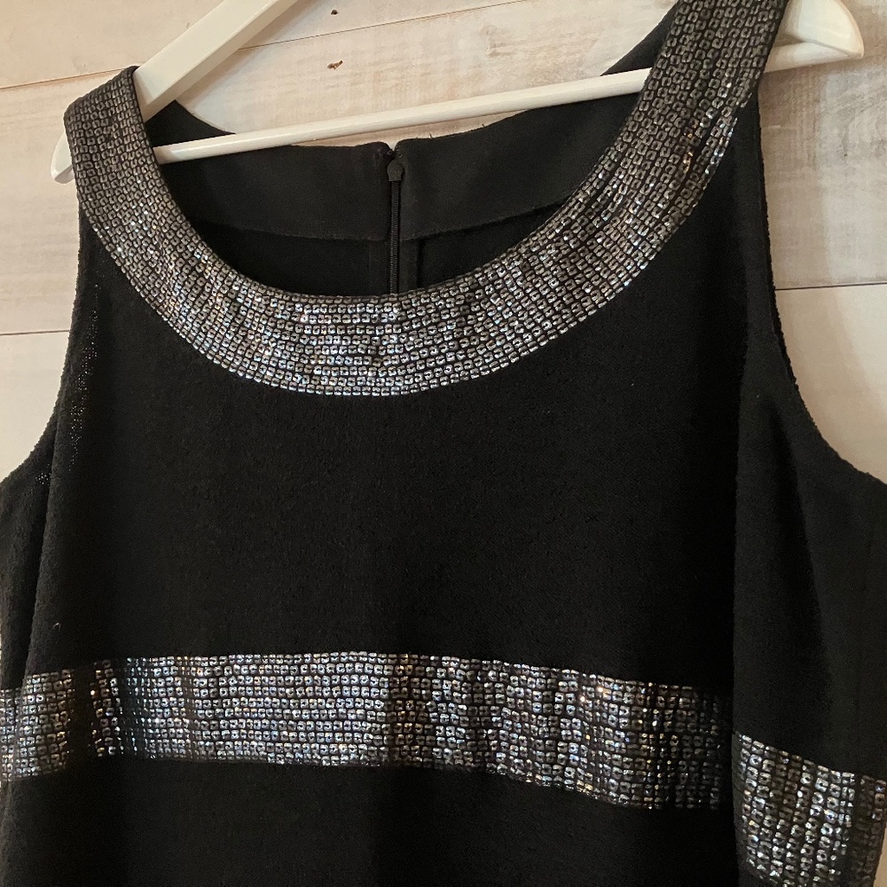 St John Knit Dress with Sequins